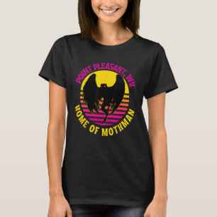 Mothman Point Pleasant WV Retro Cryptid Creature F T-Shirt