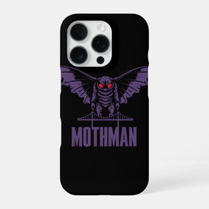 Mothman, purple iPhone 16 pro case