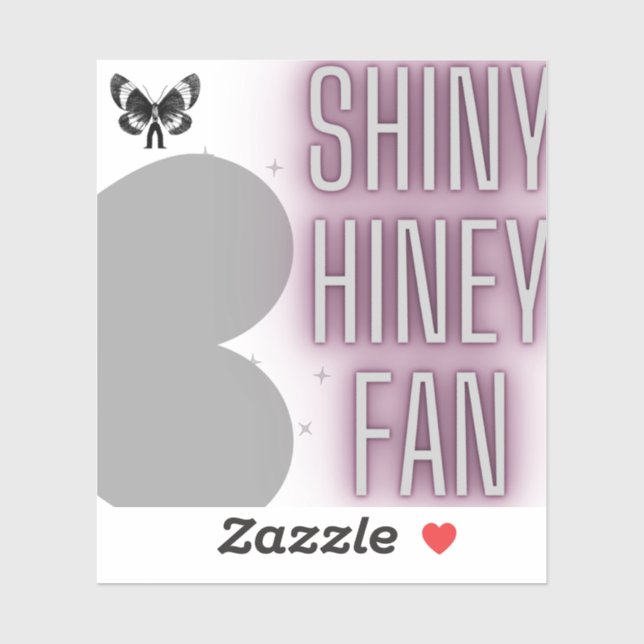 Mothman Shiny Hiney Fan Sticker (Sheet)