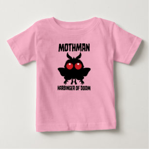 Mothman - Spooky Cute Harbinger Of Doom Baby T-Shirt