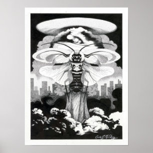 Mothra (Atomic Blast) Poster