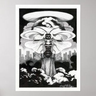 Mothra (Atomic Blast) Poster