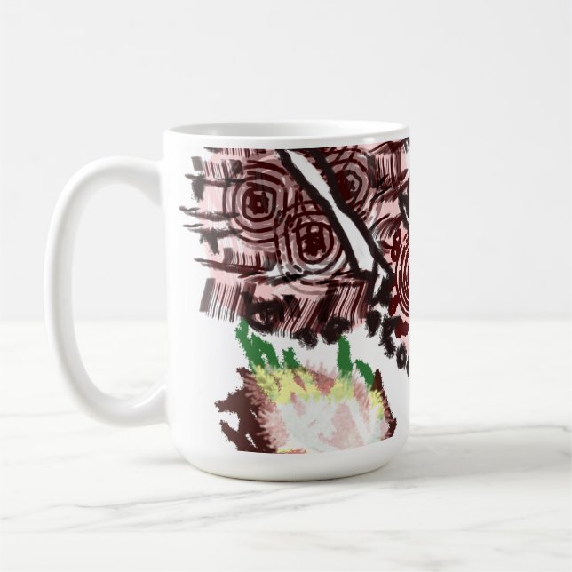 Moths and autumn  coffee mug (Left)