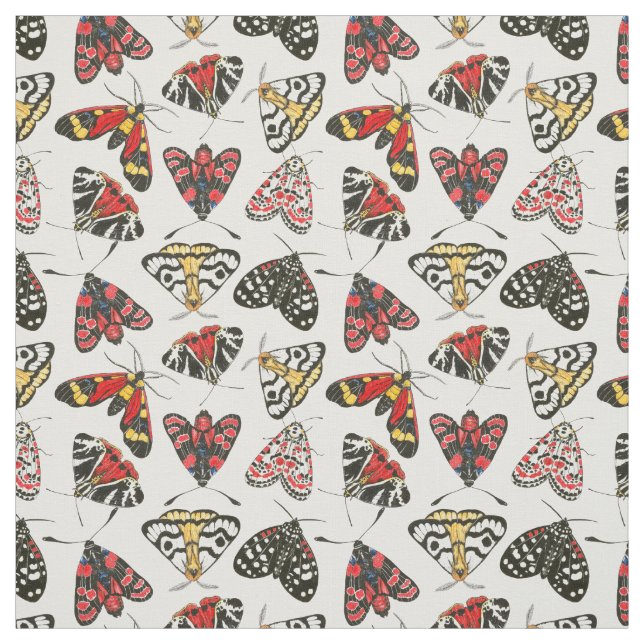 Moths Fabric (Swatch)