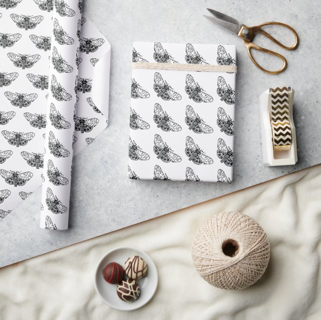 Moths Wrapping Paper (Crafts)