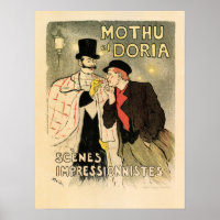 MOTHU & DORIA Theophile Steinlen French Theatre