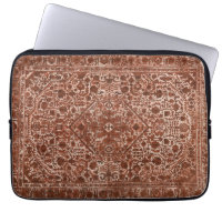 motif antique oriental marron