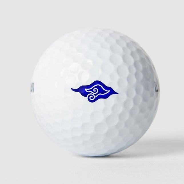 Motif Batik Megamendung from indonesia Golf Balls (Front)