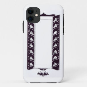 Motif design, probably from 'Le Morte d'Arthur', c iPhone 11 Case