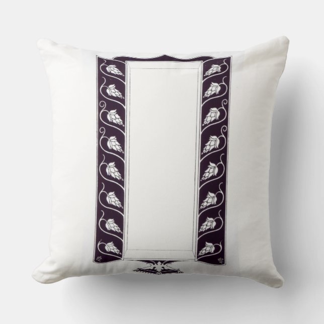 Motif design, probably from 'Le Morte d'Arthur', c Cushion (Front)