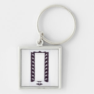 Motif design, probably from 'Le Morte d'Arthur', c Key Ring