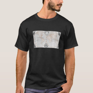 Motif men's motif women globe world map T-Shirt