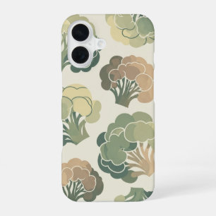 Motif Vintage au Chou-Fleur iPhone 16 Case