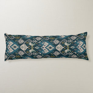 Motifs African boho paisley Floral Ikat pattern Body Cushion