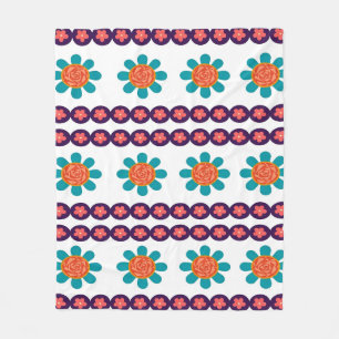 Motion Bloom Symphony   Fleece Blanket