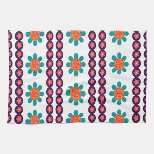 Motion Bloom Symphony   Tea Towel