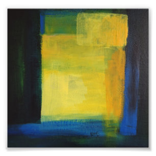"Motion" BlueYellow Kodak Professional Photo Paper Print