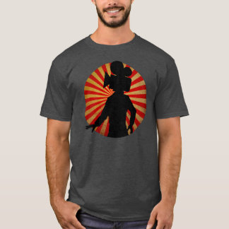 Motion Camera head man, film geek tee shirt