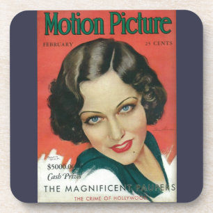 Motion Picture February 1931 Gloria Swanson cover Coaster