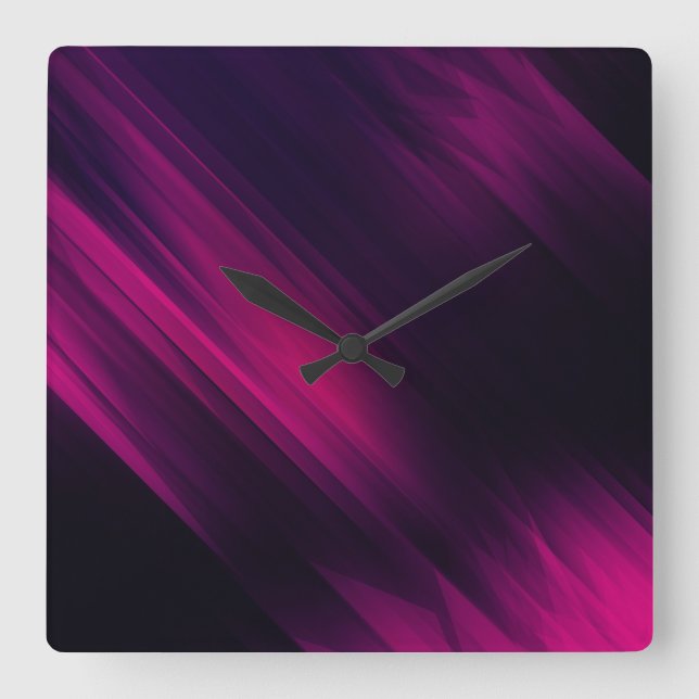Motion  square wall clock (Front)