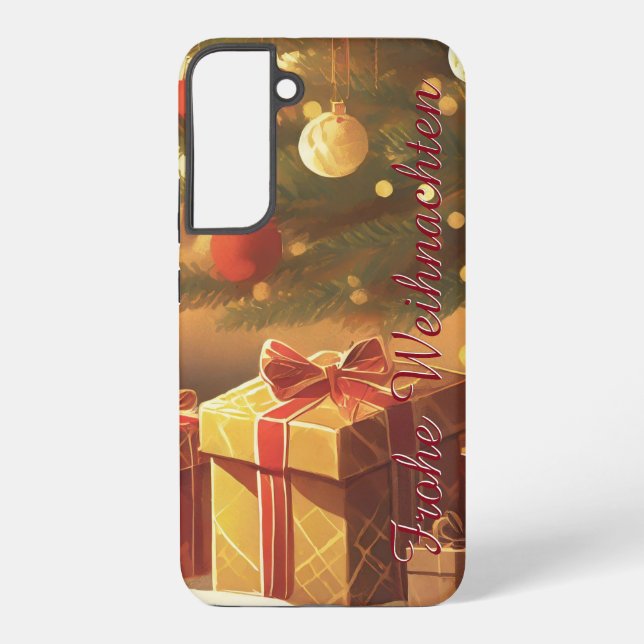 Motiv, mit Geschenken unterm Weihnachtsbaum 37016 Samsung Galaxy S22+ Case (Back)