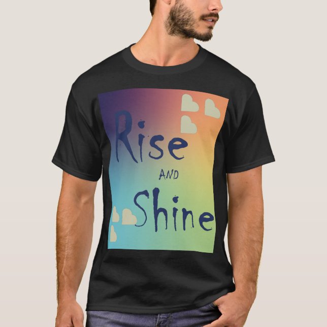 motivaitional quote t shirt for men (Front)