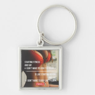 Motivaitonal Fitness Gym Keychain