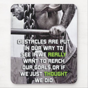 Motivaitonal Fitness Gym Mouse Pad
