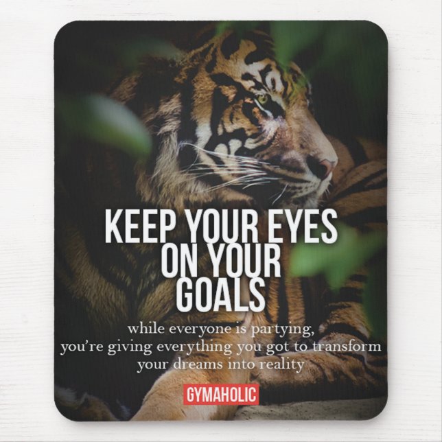 Motivaitonal Fitness Gym Mouse Pad (Front)