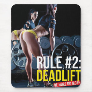 Motivaitonal Fitness Gym Mouse Pad