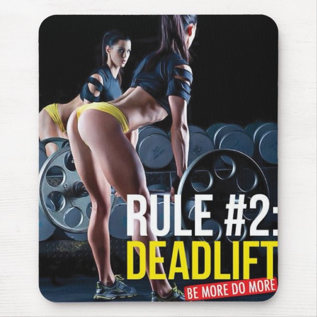 Motivaitonal Fitness Gym Mouse Pad (Front)