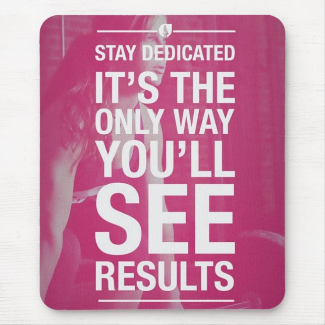Motivaitonal Fitness Gym Mouse Pad (Front)
