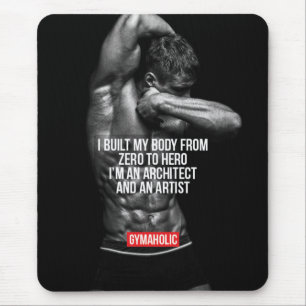 Motivaitonal Fitness Gym Mouse Pad