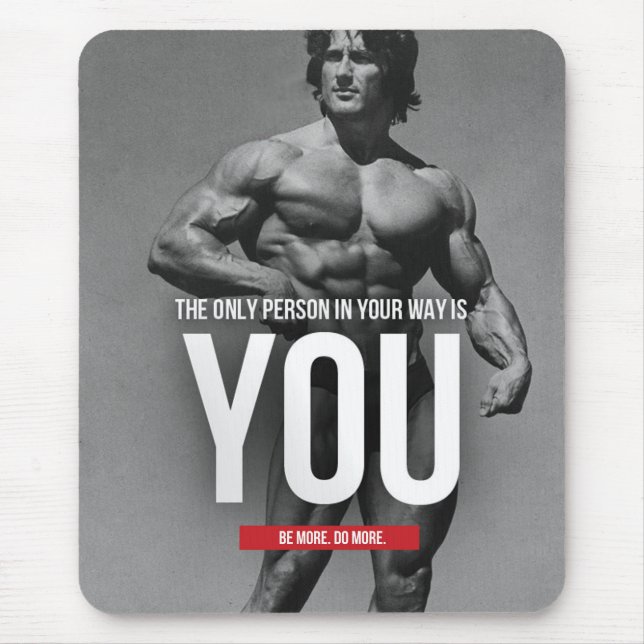 Motivaitonal Fitness Gym Mouse Pad (Front)
