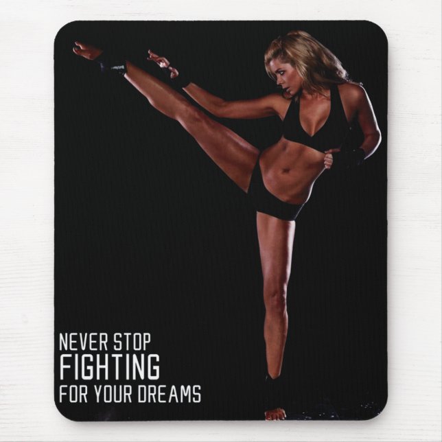 Motivaitonal Fitness Gym Mouse Pad (Front)