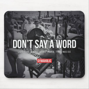 Motivaitonal Fitness Gym Mouse Pad