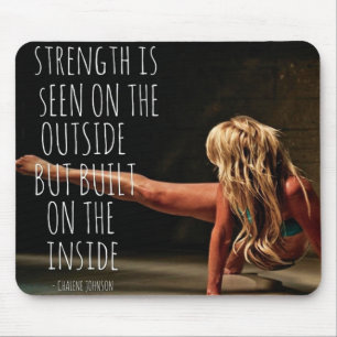 Motivaitonal Fitness Gym Mouse Pad