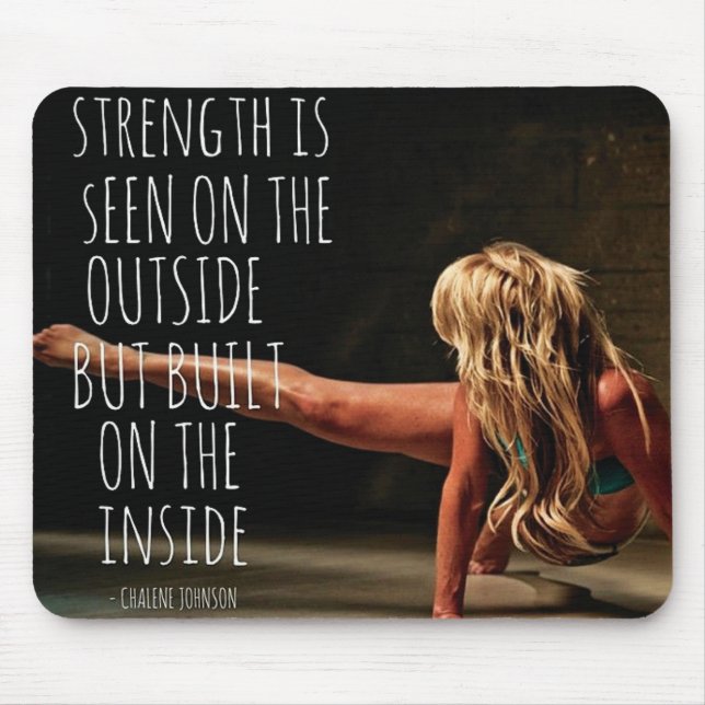 Motivaitonal Fitness Gym Mouse Pad (Front)