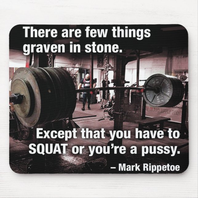 Motivaitonal Fitness Gym Mouse Pad (Front)