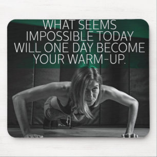 Motivaitonal Fitness Gym Mouse Pad