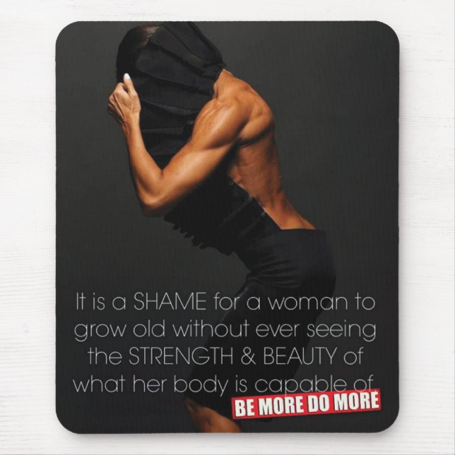 Motivaitonal Fitness Gym Mouse Pad (Front)