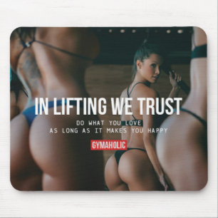 Motivaitonal Fitness Gym Mouse Pad