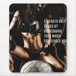 Motivaitonal Fitness Gym Mouse Pad