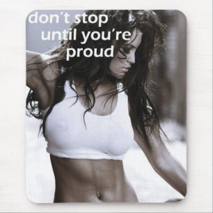 Motivaitonal Fitness Gym Mouse Pad