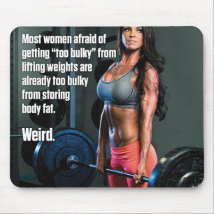 Motivaitonal Fitness Gym Mouse Pad
