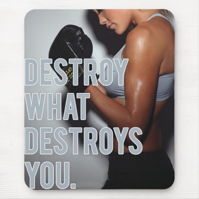 Motivaitonal Fitness Gym Mouse Pad (Front)