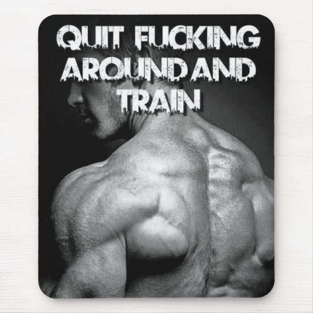 Motivaitonal Fitness Gym Mouse Pad (Front)