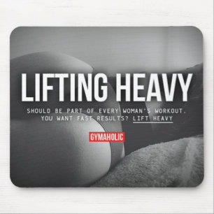 Motivaitonal Fitness Gym Mouse Pad