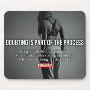 Motivaitonal Fitness Gym Mouse Pad