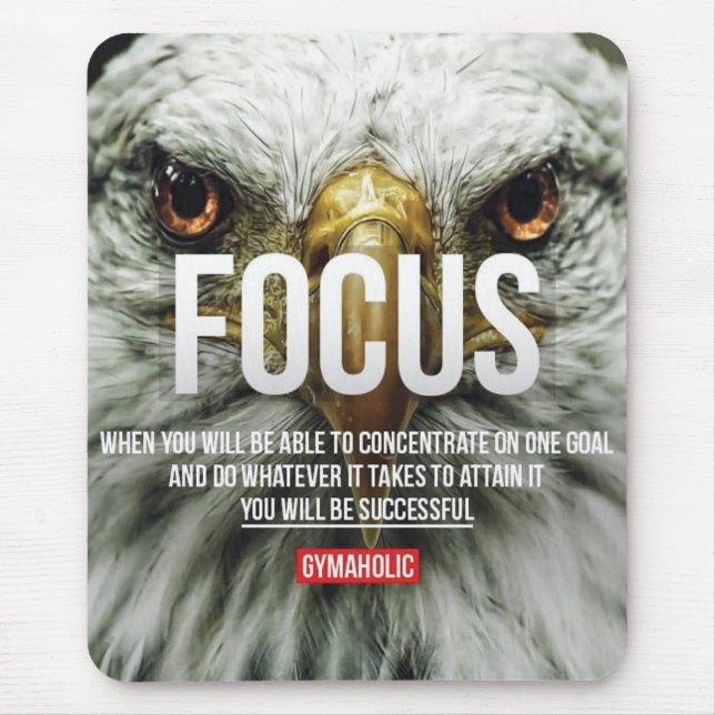 Motivaitonal Fitness Gym Mouse Pad (Front)